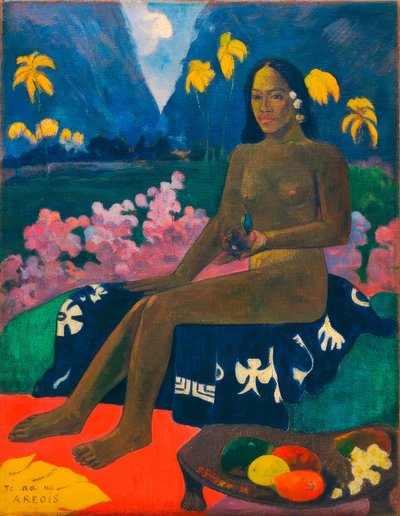 Te aa no Areois door Paul Gauguin